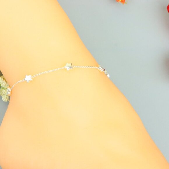 "Handmade Anklet – A Stylish Choice for Women, Thoughtful Gift Idea, EVCH1301 - Picture 2 of 9